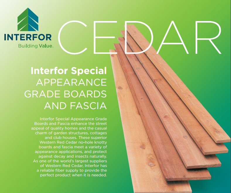 Special Appearance Grade Cedar
