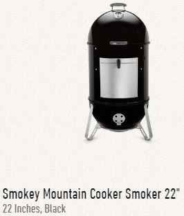 Weber Smokey Mountain 22