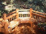 Cedar Deck with Bench