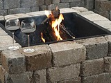 SKU MADERASQT Madera Square Timberwood Fire Pit Kit -Also available in Bethany SKU MADERSQB