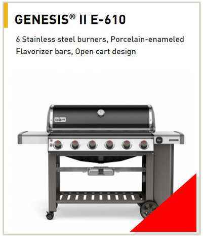 Weber Genesis II E-610 Gas Grill