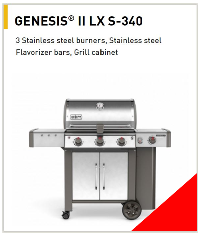 Weber Genesis II LX S-340 Gas Grill