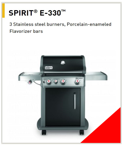 Weber Spirit E-330 Gas Grill