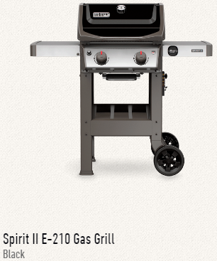 Weber Spirit II E-210 Black