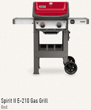 Weber Spirit II E-210 Red