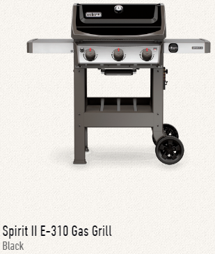 Weber Spirit II E-310 Black