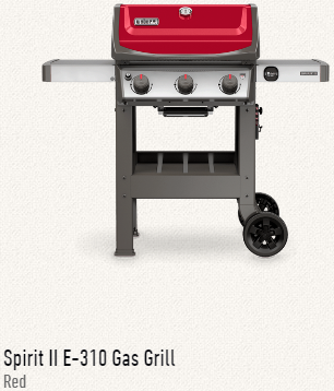 Weber Spirit II E-310 Red