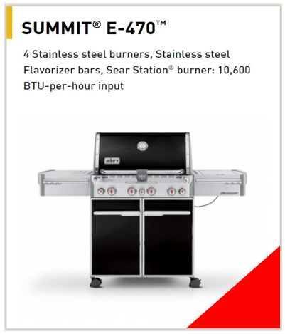 Weber Summit E-470 Gas Grill