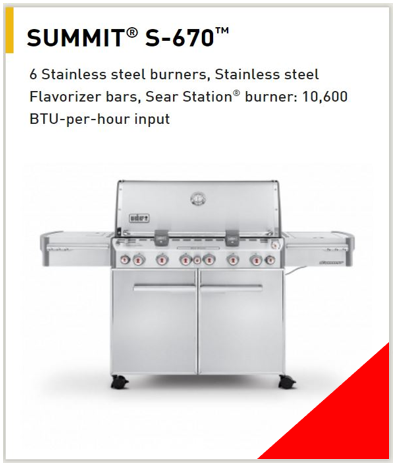 Weber Summit S-670 Gas Grill