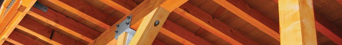 Under deck structural framing fasteners