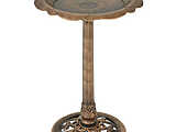 SKU 703334 Antique Bronze Flower Bird Bath