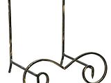 SKU H01137 Metal Easel for Glass Bird Bath Bowls