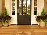 Cedar Porch Floor with Embellishment