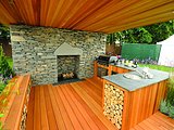 Cedar Outdoor Kitchen