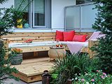 Cedar Deck with Sectional