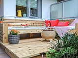 Cedar Deck with Sectional