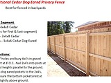 Dog Ear Fence Instructions