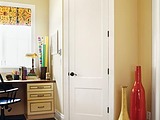 Jeld-Wen Monroe Smooth Flat Panel Door also known as 2 Panel Flat Two Panel Door