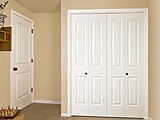 Jeld-Wen Corvado Smooth Bi-Fold Door with Planked Panels