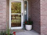 Larson 156fv WH Aged Straight2 Storm Door