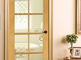 Woodgrain Ponderosa Pine 10 Lite French Door 625