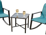 Naples 3PC Rocking Bistro Set SKU 892960